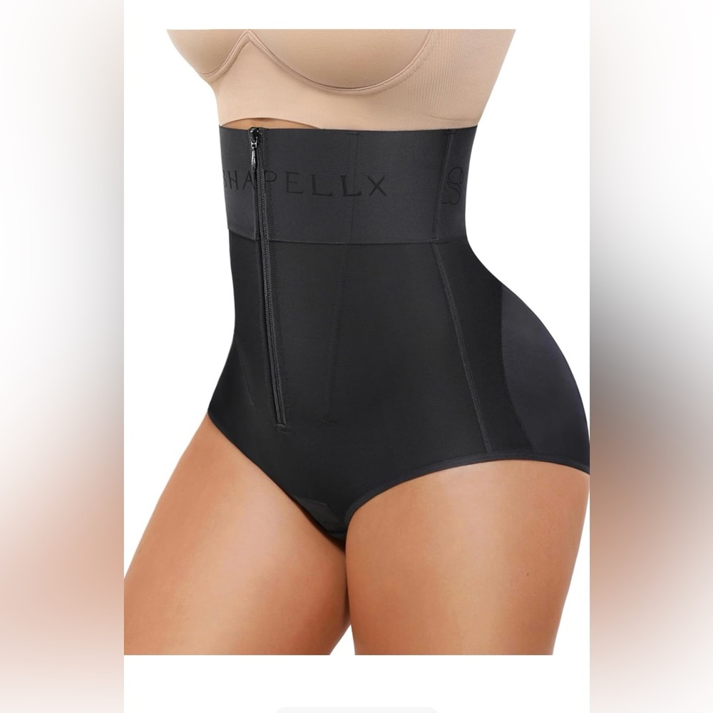 SHAPELLX Black High-Waisted Shapewear NWT XL